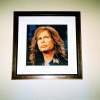 Steven Tyler Aerosmith Hand Stitched Portrait - Thread  Fabric Other - By Blair Wettstein, Hand Cross Stitch Other Artist