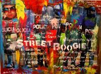 2011 - Street Boogie - Mixed Media On Paper