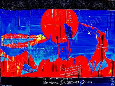 2010 - The Horse Soldiers Are Coming - Acrylic On Canvas