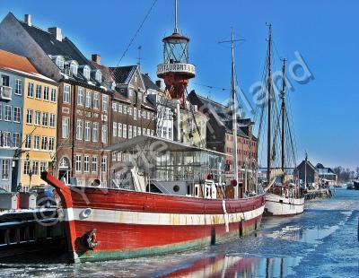 Northern Lights - Nyhavn Copenhagen - Digital