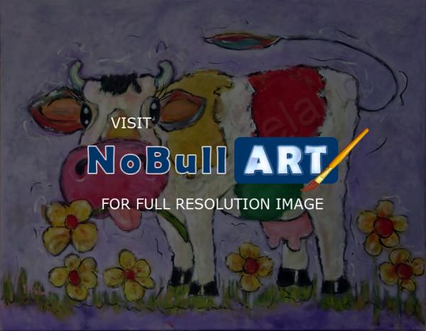 Crazy About Cows - Buttercup - Acrylics