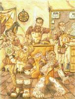 The Ankh Morpork City Watch - Colored Pencilpen Drawings - By Jim Haverlock, Illustration Drawing Artist