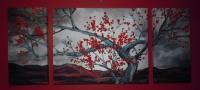 Subject Tree - Ravishing In Red - Acrylic