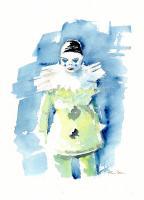 Send In The Clowns - Blue Days Black Nights - Watercolour