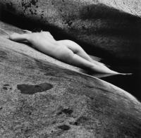 Nudes - Nude In Water - Black And White Silver Print