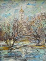 Dubrovitzy - Oil On Canvas Paintings - By Alexander Vilderman, Classic Painting Artist