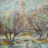 Dubrovitzy - Oil On Canvas Paintings - By Alexander Vilderman, Classic Painting Artist