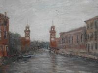 Arsenal - Oil On Canvas Paintings - By Alexander Vilderman, Classic Painting Artist