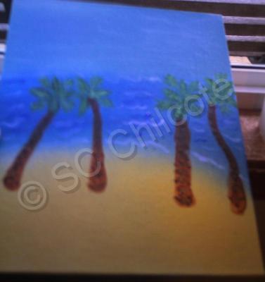 Beaches - Palms In The Breeze - Acrylics On Canvas