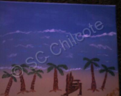 Beaches - Emptiness On The Beach - Acrylics On Canvas