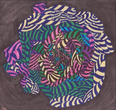 Geometrics - Panther - Pen  Prisma Pencil  Black Mark