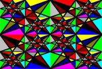 Starburst 2 - Ms Paint Digital - By Bert Davis, Geometric Digital Artist