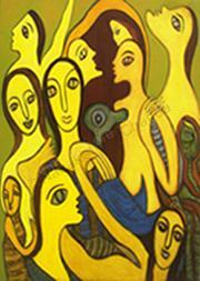 Painting - Competition - Acrylic On Canvas