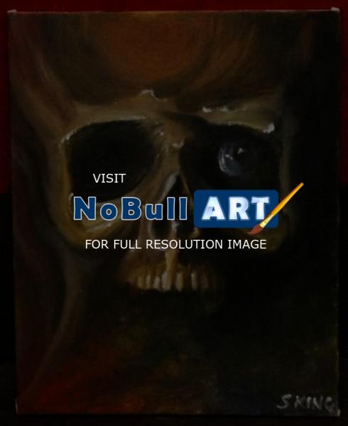 Oils - Skull Painting - Oils
