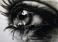 Eye - Charcoal Pencil On Paper Drawings - By Sean King, Realism Drawing Artist