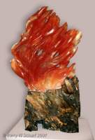 Sculpture - Spiritual Fire - Alabaster And Lava