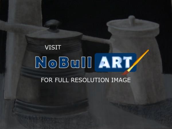 Early Works - Pots - Charcoal