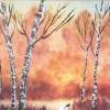 Aspen Woods - Acrylic Paintings - By Lisa Holmes, Realism Painting Artist
