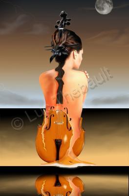 2010 - Music Birth Cello - Acrylics