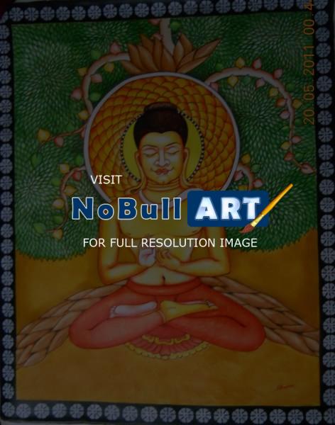 Art - Budha - Acrylic On Canvas
