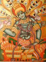 Acrylic Paintings - Mahavishnu - Acrylic