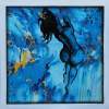 Blue Water - Oil On Canvas Paintings - By Pasquale Di Maso, Abstract Painting Artist