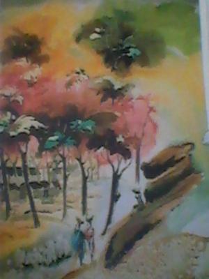 My World - Landscape - Water And Oil Colour In Canvas