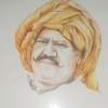 Tribute - Water Color On Paper Paintings - By Dr Rajesh Singh, Sketch Painting Artist