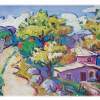 Orgov Village - Acrylic On Canvas Paintings - By Arthur Khachar, Impressionism Painting Artist