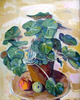 Still Life - Still-Life With Apples - Oil On Canvas
