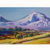 Ararat Mountain - Acrylic On Canvas Paintings - By Arthur Khachar, Impressionism Painting Artist