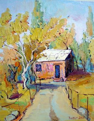 Village - Yuras House - Oil On Canvas