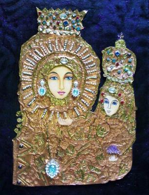 Lady Mary - Our Lady Of Manaoag - Oil On Canvas