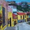 Bajada Cerro Valparaiso - Acrilic In Canvas Paintings - By Richard Greswell, Realism Painting Artist