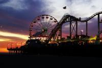Los Angeles Nights - Carnival Santa Monica Pier - Digital Giclee