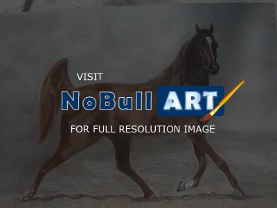 Horses - Joaquin - Pastel Oleo