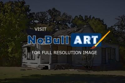 Buildingsarchitecture - Old East Texas Farm House - Digital