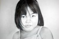 Child Portrait Drawing - Charcoal Pencil Drawings - By Efcruz Arts, Photo Realism Drawing Artist