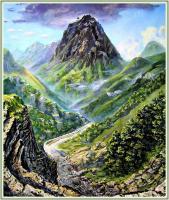 Monte Noire - Oil Dvp Paintings - By Leo Karnaukhov, Real Painting Artist
