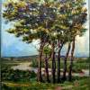 The Wood - Oil Dvp Paintings - By Leo Karnaukhov, Real Painting Artist