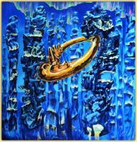 Saphira - Oil Dvp Paintings - By Leo Karnaukhov, Surrealism Painting Artist