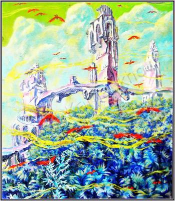 Paysages Of Exoplanets - Towers - Oil Dvp