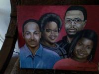 1 - The Asberry Family - Acrylic On Canvas