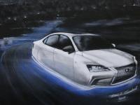 2014 Lexus - Acrylic On Canvas Paintings - By Marc Lambert, Fine Art Painting Artist