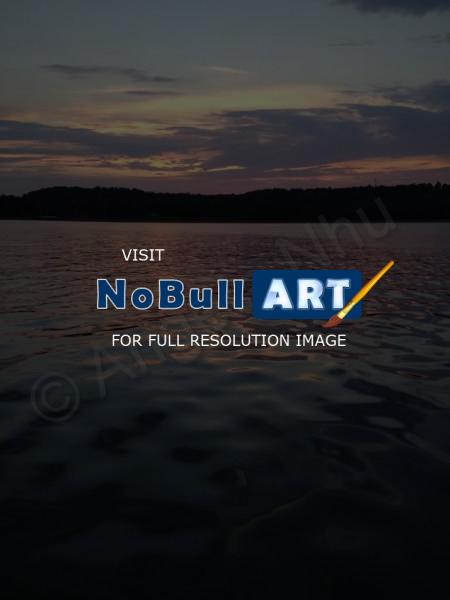 Lake - Lake Sunset - Digital Photograph