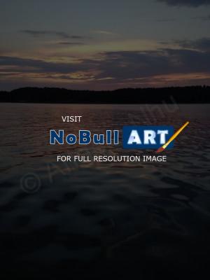 Lake - Lake Sunset - Digital Photograph