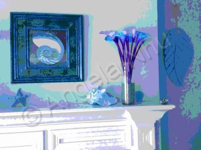 Still Life - Seaside Mantel - Digital