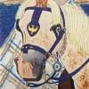 Greek Carriage Horse - Watercolor Gel Pen And Pastel Other - By Angela Nhu, Impressionist Other Artist