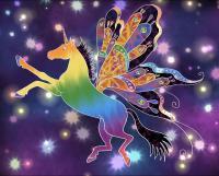 Alicorn - Digital Painting Digital - By Angela Nhu, Whimsical Digital Artist