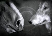 Together - Charcoal Drawings - By Risa Kent, Realism Drawing Artist